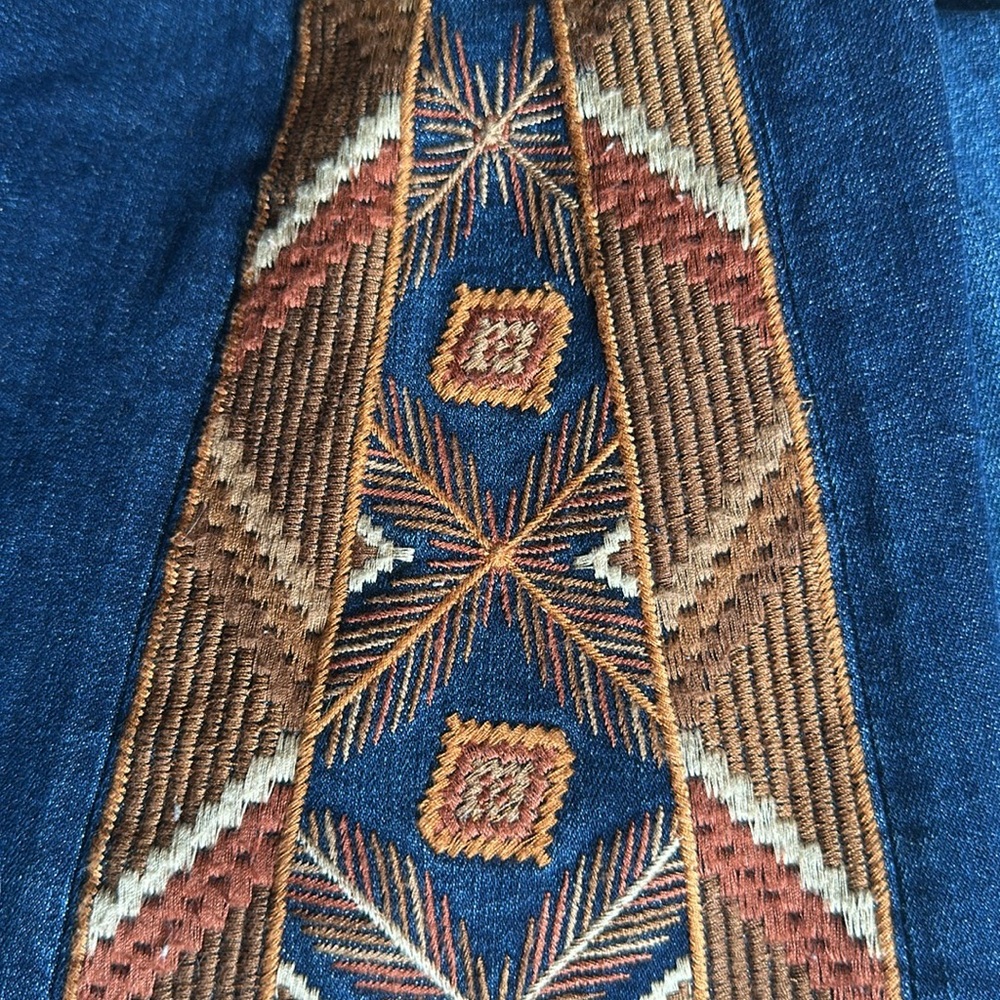 FP Driftwood Embroidered Flare Jeans - Picture 12 of 12